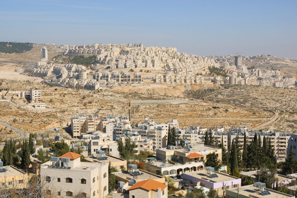 View of Har Homa (Hebrew illegal settlement) from Bethlehem 2010